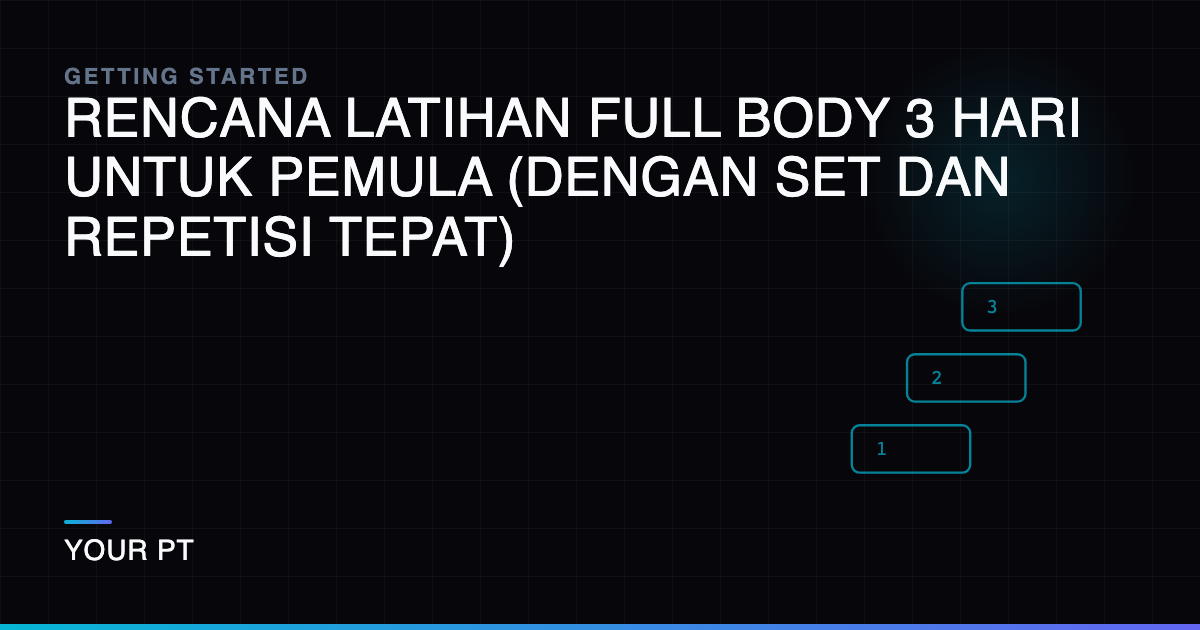Rencana Latihan Full Body 3 Hari untuk Pemula (Dengan Set dan Repetisi Tepat)