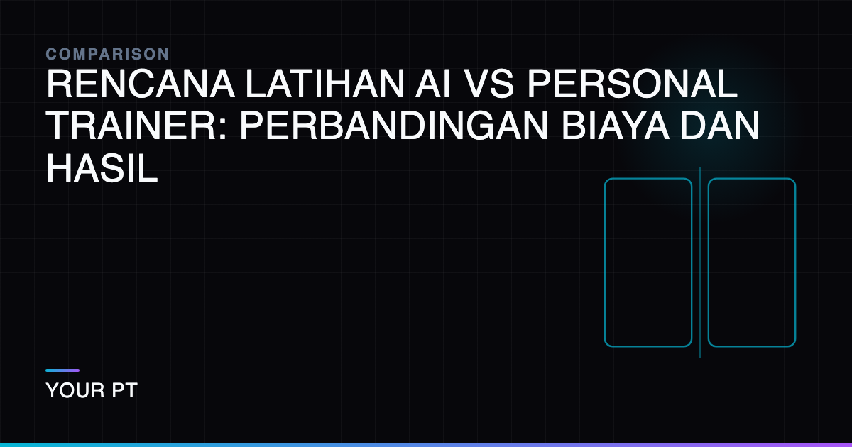 Rencana Latihan AI vs Personal Trainer: Perbandingan Biaya dan Hasil
