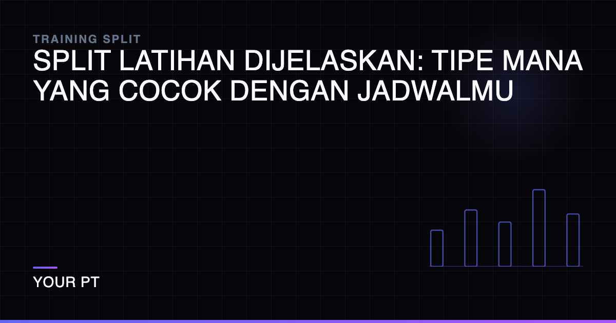 Split Latihan Dijelaskan: Tipe Mana yang Cocok dengan Jadwalmu